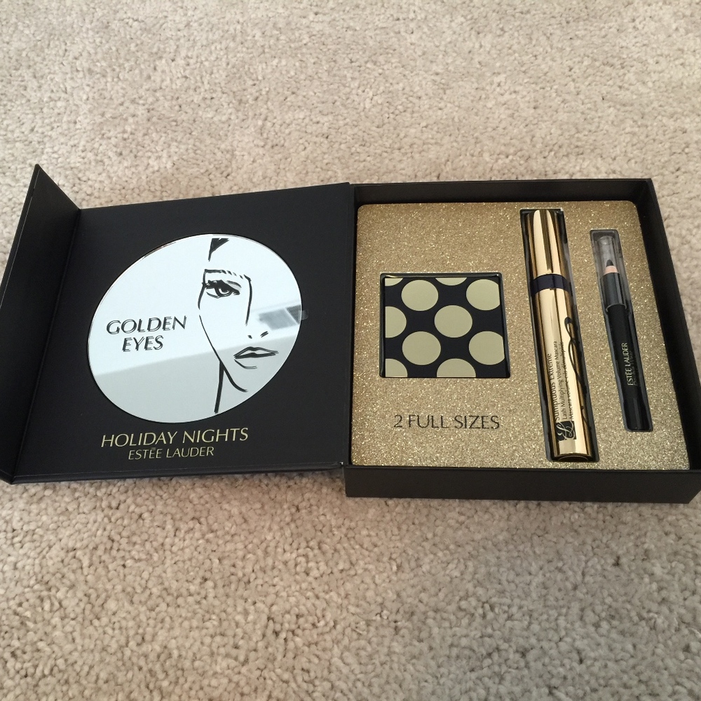 NIB Estee Lauder Holiday Nights Golden Eyes Set